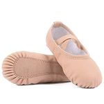 TETSUO Ballet Shoes for Girls,Dance Flats Slippers for Kids,Toddlers Practice Shoes,Yoga Shoes