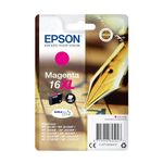 Epson 16XL Magenta Pen & Crossword High Yield Genuine, DURABrite Ultra Ink, XL High Capacity