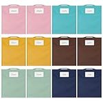 Harloon 12 Pcs Book Pouches for Cla