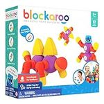 Blockaroo Magnetic Foam Blocks – STEM Preschool Toys for Children, Toddlers, Boys and Girls, The Ultimate Bath Toy – Critter Set, Bath Building Blocks, Engineering Toys for Kids 3-6