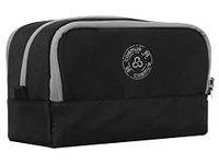 COSMUS Carry-On Water Resistance Multipurpose Toiletry Kit Bag (Black), 6 Inches, Large