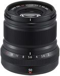 Fujifilm Fujinon Prime Lens XF50mm F2 R WR, Mid-Range Telephoto Lens for Fujifilm X Mount Cameras, Black