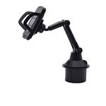 DuDuZui Car Cup Holder Phone Mount Universal Adjustable Gooseneck Cup Holder For Car Compatible with iPhone and Cell Phones