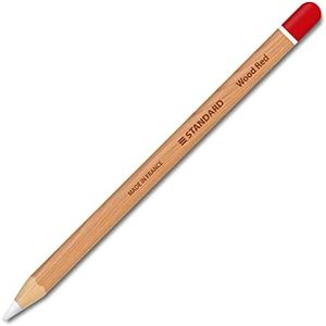 Wood Pattern and Red Cap Design Wrapping Vinyl Skin for Apple Pencil 2nd Generation Only, AP2-W-01, (2 Units Include, Wood Red) (Wood Red)