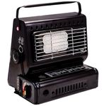 Trendi Portable Gas Heater For Outdoor Hiking, Fishing, Camping, Caravan & Skiing Trips - Safety Grill, Auto Ignition, Emergency, Carry Handle & Temp Control (Heater)