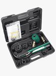 UTZIKO Hydraulic Knockout Punch Electrical Conduit Hole Cutter Set KO Tool Kit 1/2 to 2 inch (8T(1/2"-2")) (8T 1/2"~2")