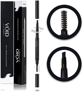 VOID Homme Beard Filler Pencil (Dark Brown) - Sweat & Waterproof, Smudge-proof, Cover Patches Instantly & Get Natural Beard Fullness