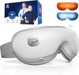 Bob and Brad Ultra Quiet Fathers Day Dad Gifts Eye Massager with Heat & Cooling Gel Mask, Zero Pro Massage Eye Mask for Sleep, Migraine Relief and Eye Strain, Relaxation Gifts for Women Men