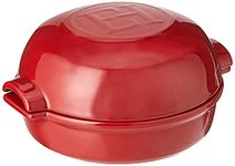 Emile Henry Burgundy Cheese Baker, 7.7 x 6.9 x 3.9 inch