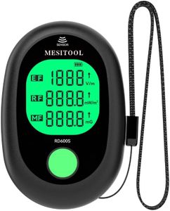 EMF Meter Digital Electromagnetic Field Radiation Detector Hand-held LCD 3 in 1 EMF Detector for EF/MF/RF,5G,WiFi for Home, Office and Outdoors (600S)