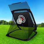 Golf Practice Hitting Nets for Backyard Driving Indoor Use Heavy Duty Practice Golf Driving Nets for Backyard Premium Portable Golf Impact Nets Cages with Frame and Net for Men