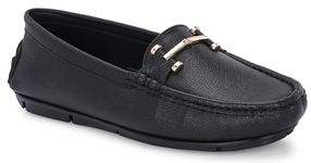 AFROJACK Casual | Latest Collection | Comfortable Stylish Solid Slip-On Bellies & Ballerina Office Wear Formal Bellies Latest Ballet Flats Shoes for Womens & Girls (Black, 5)
