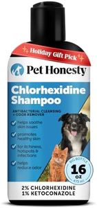 Pet Honesty Chlorhexidine Dog Shampoo for Allergies and Itching for Dogs & Cats - Dog Skin and Coat Supplement - Helps Shedding, Hot Spots, Deodorizing Dog Shampoo, Dog Grooming Supplies - 16oz