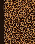 Writing Journal: Lined Paper Notebook for Creative Writers or Personal Use (A large SOFTBACK with a PRINTED IMAGE of animal skin from our Leopard Print range)