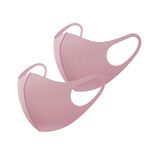 Anymask Reusable, Breathable & Flexible fit Polyurethane Latex Free Face Mask for Men & Women fit for Indoor, Outdoor & Physical Activities (Pink, 6)