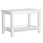 Zoopolyn Bamboo Shower Bench Stool 