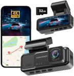 COOLCRAZY Dash Cam, 4K UHD Dash Cam