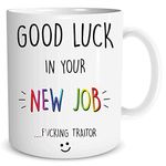 Novelty Funny Coffee Mug Colleague Leaving Gift Present Good Luck New Job Coworker Gift Funny Mug Work Office Banter Present Joke WSDMUG1397