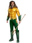 Rubie's Costume Co Costume Men's Standard Movie Adult Aquaman Deluxe Costume, As Shown, Extra-Large, 821197