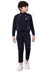Vishal Fashion amazing stylish track suit for boys kids and girls sportswere navy blue track suit (11-12 year)