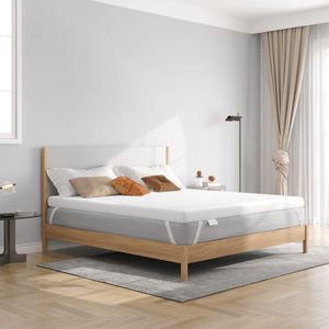 Vesgantti Double Memory Foam Mattress Topper, 4 Inch