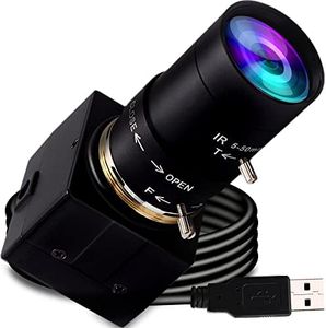 ELP 5-50mm Varifocal Lens 1080P USB Camera with H.264 High Definition Sony IMX323 Webcam for Android Linux Windows Industrial Video