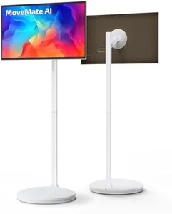 NEWORK 27" Smart Portable TV with Qualcomm SD Chip, 19,200 mAh Battery for 16-Hour Playtime, Rolling TV with 8 GB + 128 GB Storage, 13 MP Camera, Voice Control via Google Assistant