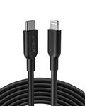 Anker USB C to Lightning Cable, Anker 321 USB-C to Lightning Cable (10ft,Black), MFi Certified Cable for iPhone 13 Pro 12 Pro Max 12 11 X XS, AirPods Pro, Supports Power Delivery (Charger Not Included)