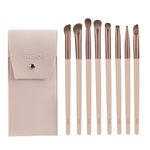 MSQ Eyeshadow Makeup Brush Set 8pcs Eye Makeup Brushes Set Premium Synthetic Makeup Brushes Eyebrow Eyeliner Blending Brushes