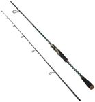 7Ft Medium Spin Fishing Rod Graphite Bass Fishing Rods 2 Piece Toray Carbon Spinning Pole High Leg Guide& Anti Winding Frame Portable Baitcasting Fishing Rods for Freshwater, Saltwater, Trout, Bass