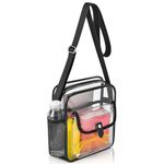 SPODEARS Clear Bag Stadium Approved Crossbody Purse, Clear Tote Bag for Concert Festival Sport Games Events Venues