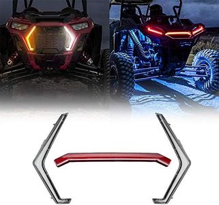KEMIMOTO XP 1000 Fang Lights Accent Light Kit - Front/Rear, IP67 Front Turn Signal and Center Taillight Compatible with Polaris RZR XP 1000 Turbo # 2884053# 2884871 2019 2020 2021 2022 2023
