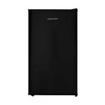 Cookology UCIB80 Undercounter Freestanding Fridge 80 Litre Capacity, Features an Adjustable Temperature Control and Legs, Reversible Door and Ice Box - in Black