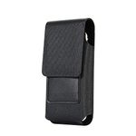 Vertical Cell Phone Card Holder Pouch Case Belt Clip Holster for iPhone 11/11 Pro Max/Samsung Galaxy Note10 / A10 / A20 / A50 / LG K30 / 40 / Motorola One Zoom/Razer Phone 2 / Xiaomi Mi 9T