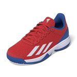 adidas Courtflash Tennis Sneakers, Bright red/FTWR White/Bright Royal, 3.5 UK
