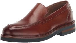 Steve Madden Unisex-Child General Loafer, Cognac, 1 Little Kid