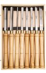 Wood lathe chisels tools set,Woodworking Tools,lathe chisels,8pc,Carving Tools Woodworking Professional Gouges Set.