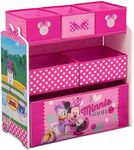 Delta Children Design & Store 6 Bin Toy Storage Organizer, Disney Minnie Mouse