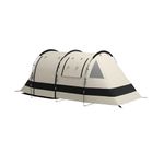 Outsunny Camping Tent, 4-5 Man Blackout Tent with Bedroom and Living Room, 3000mm Waterproof, Portable with Bag, for Fishing Hiking Festival, Khaki