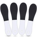 4 Pieces Double-Sided Foot File Foot Rasp File Dead Skin Remover Foot Scrubber Hard Skin Remover Foot Care for Wet and Dry Cracked Feet