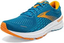 Brooks Men's Adrenaline Gts 21 Running Shoe, Vivid Blue Orange White, 11.5 UK