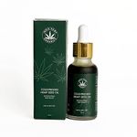 India Hemp Organics Cold Pressed Hemp Seed Oil | 30Ml | 100% Raw Cold Pressed For Hair Face And Body | Ayush Certified Organic