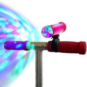 Board Blazers LED Disco Scooter Light - Perfect Scooter Accessories for Kids & Adults - Red/White/Blue LED Scooter Lights for Night Riding - Scooter Accessory, Stocking Stuffer for Kids (Pink)
