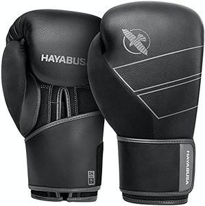 Hayabusa S4 Leather Boxing Gloves for Women & Men - Black, 14 oz