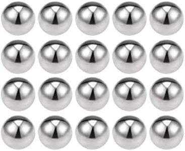 uxcell 1/2-inch Bearing Balls 304 Stainless Steel G100 Precision Balls 20pcs