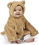 Bearington Baby Lil' Teddy Bear Brown Hooded Coat (6-12 Months)