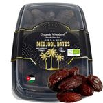 Organic Jumbo Medjool Dates (750g) | Jordanian Origin | Fresh, Juicy & Delicious | Superfood | Gluten-Free by Organic Wonders®