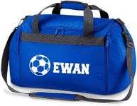 Personalised Name Football Soccer Sports Holdall Bag School Kit Bag Team Sport Fitness Dance Class Kit Storage Gym Class Team Bag Kit