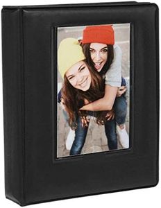 Zink 2x3 Photo Album 64-Pocket Mini Photo Album w/Transparent Window Cover for 2”x3” ZINK Zero Ink Photo Paper Compatible with Kodak, Lifeprint, Polaroid, HP, Canon, Fujifilm 2x3" Photos