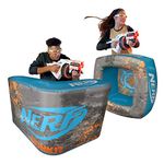 NERF BUNKR Battle Zones Battle Switch Gaming Chair and Footrest Set - Bunker Cover and Target